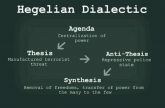 The Hegelian Dialectic Explained